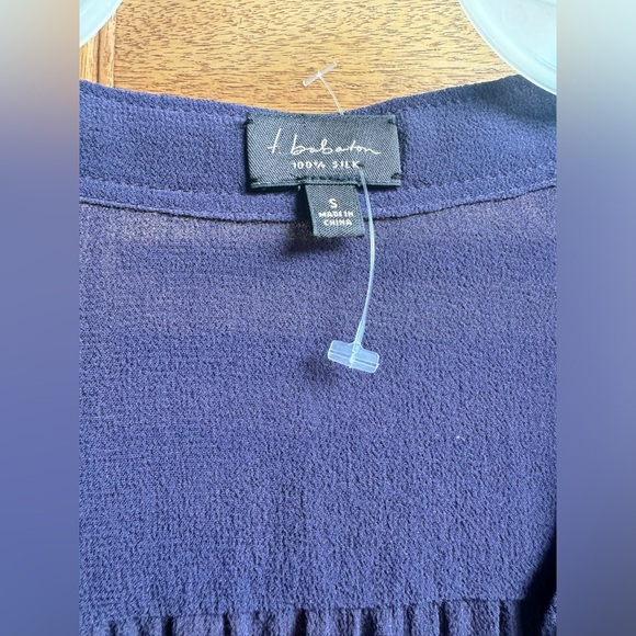 Talula Babaton Purple Silk Size Small Blouse - Picture 2 of 8